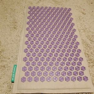 Lotus embroidered Pranamat eco massage mat